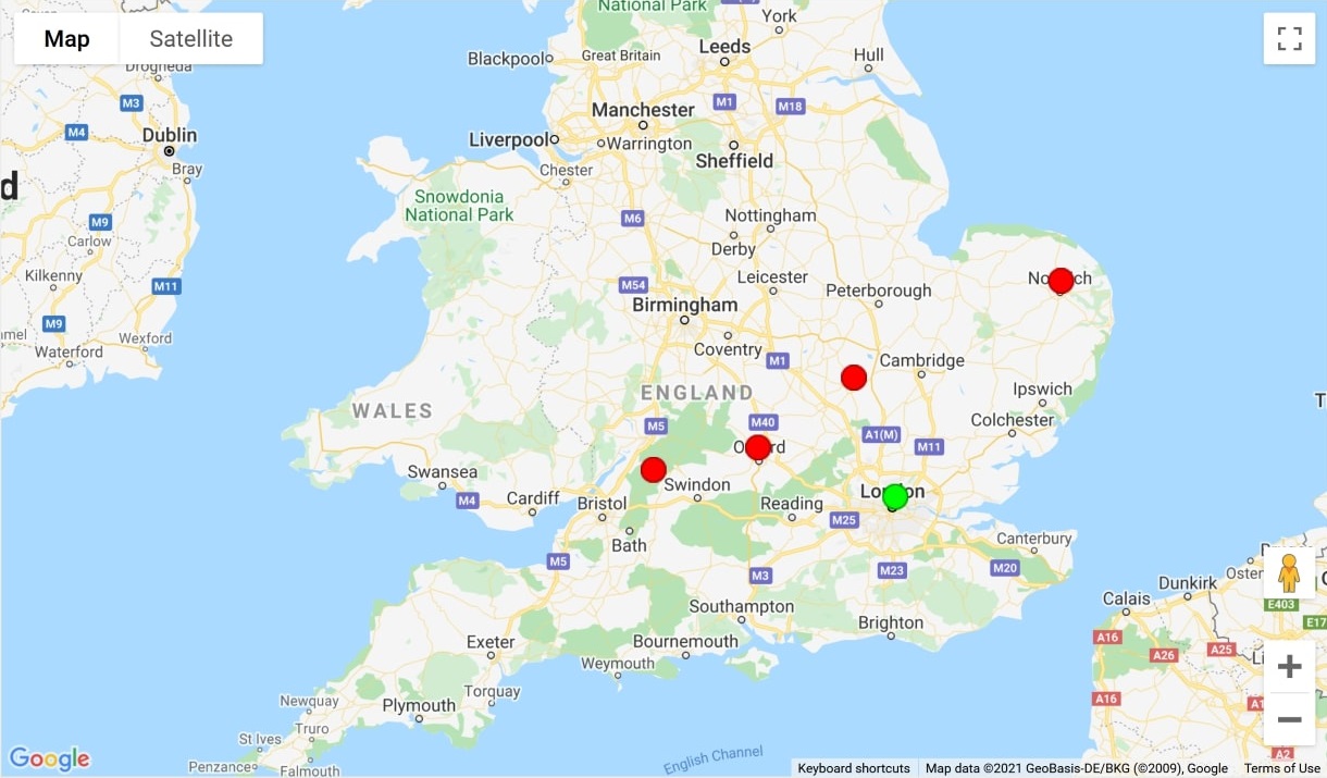 Map for Action Management Hub